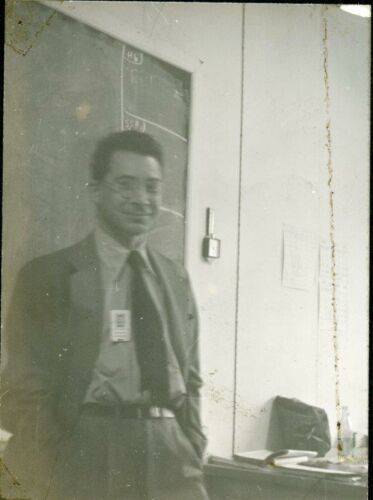 Another photo of Dr. Slotin from our archive