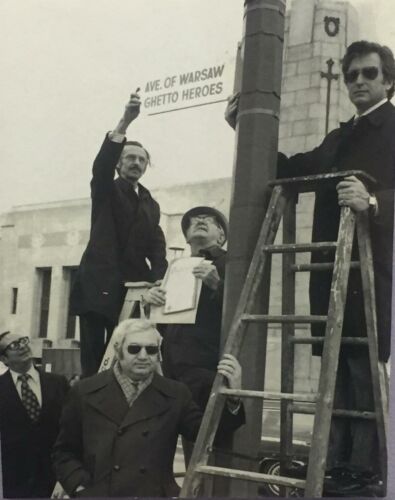 Changing the street sign