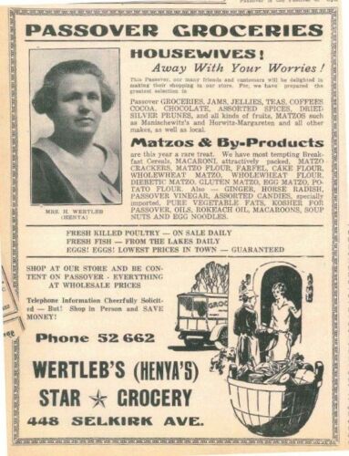 Jewish Post Passover ad March 1932